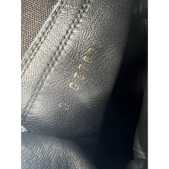 Chanel 2021 Interlocking CC Logo Leather Combat Boots - Picture 14 of 16